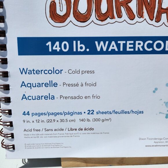 New Strathmore 460-59 400 Series Visual Watercolor Paper Notebook Journal Art su - Picture 2 of 7